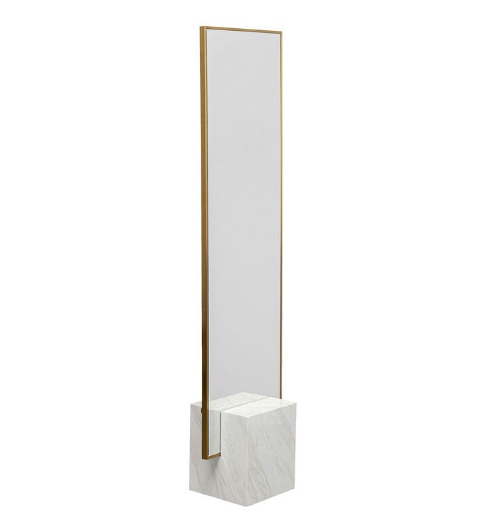 Floor Mirror Hulda Brass 46x180cm