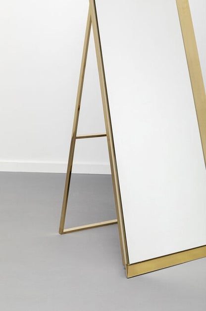 Floor Mirror Arezzo Brass 53x160cm