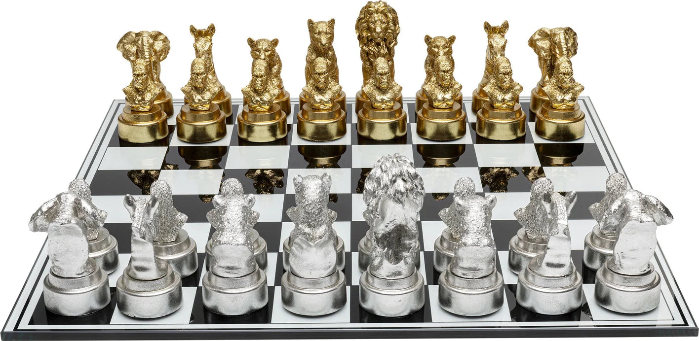 Deco Object Chess Animals 60x60cm