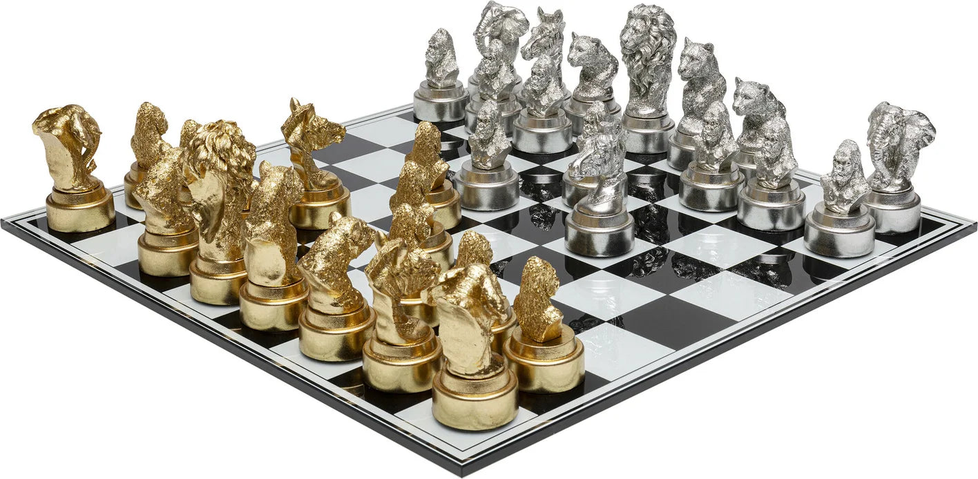 Deco Object Chess Animals 60x60cm