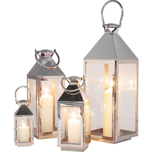 Stainless Steel Lantern Set