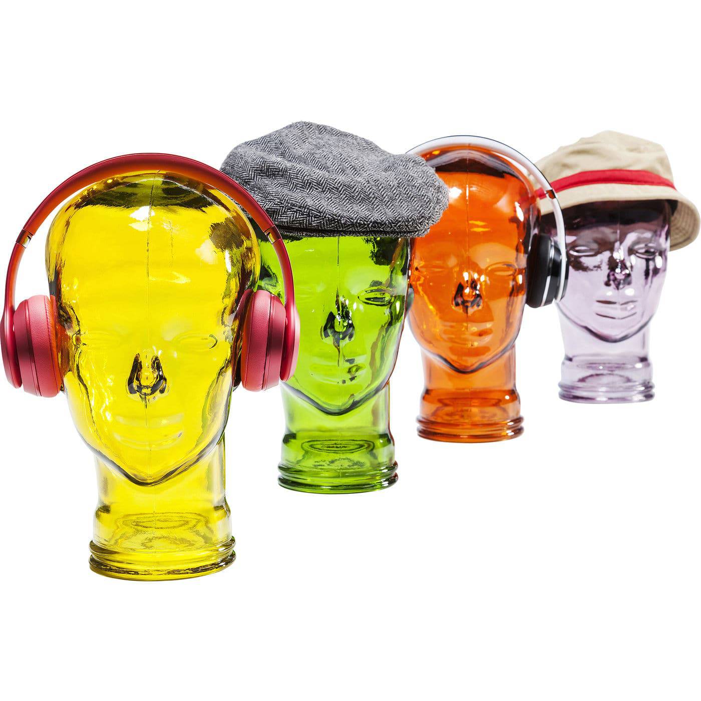 Headphone Mount Transparent Assorted 29cm - JULIA VENCE STORE