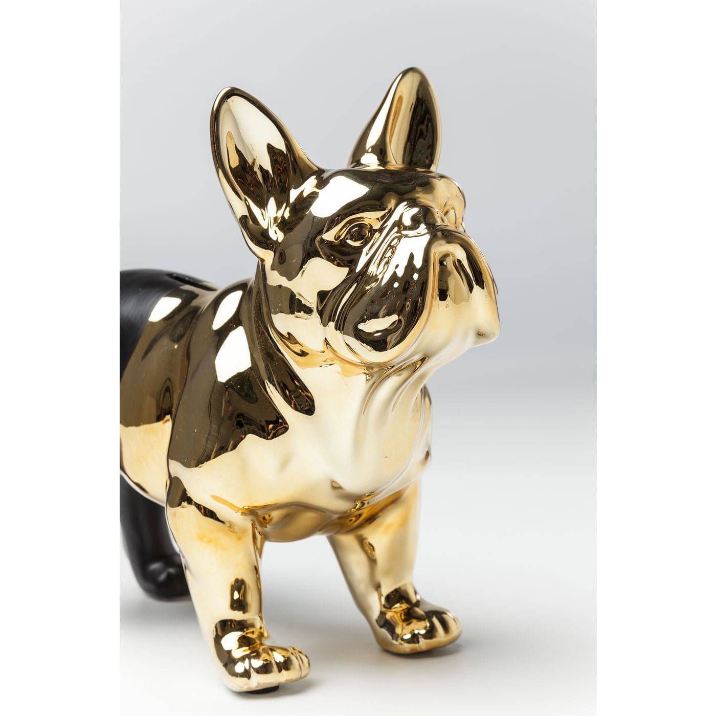 Money Box Bulldog Gold-Black - JULIA VENCE STORE