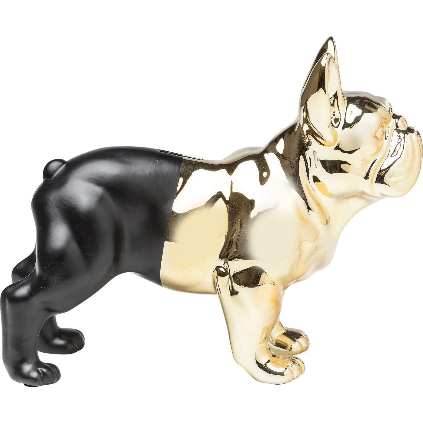 Money Box Bulldog Gold-Black - JULIA VENCE STORE