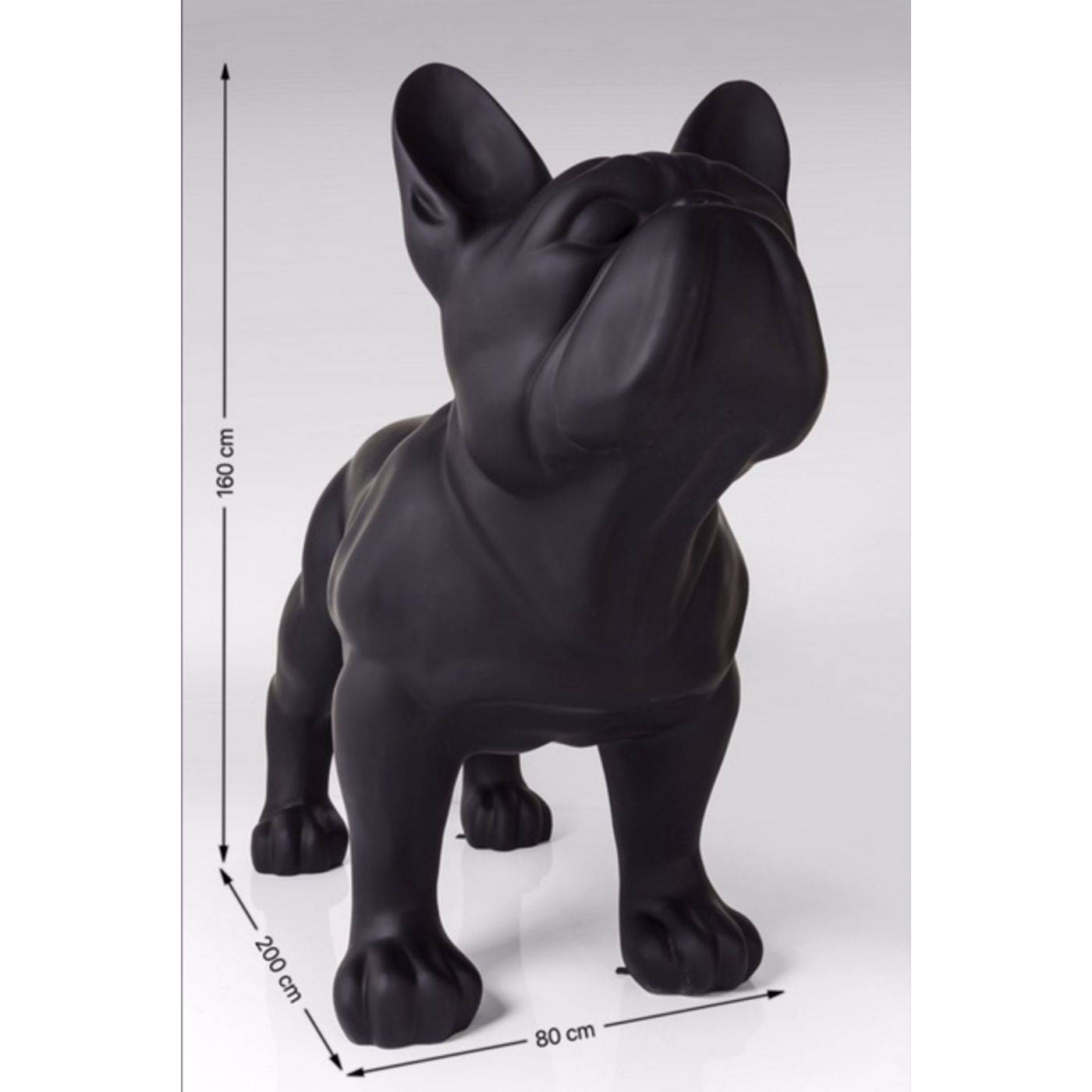 Deco Object Toto Teen XL Schwarz Matt - JULIA VENCE STORE