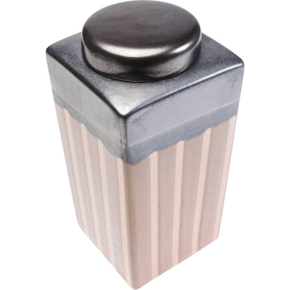 Deko Jar Mocca Stripes 30cm - JULIA VENCE STORE