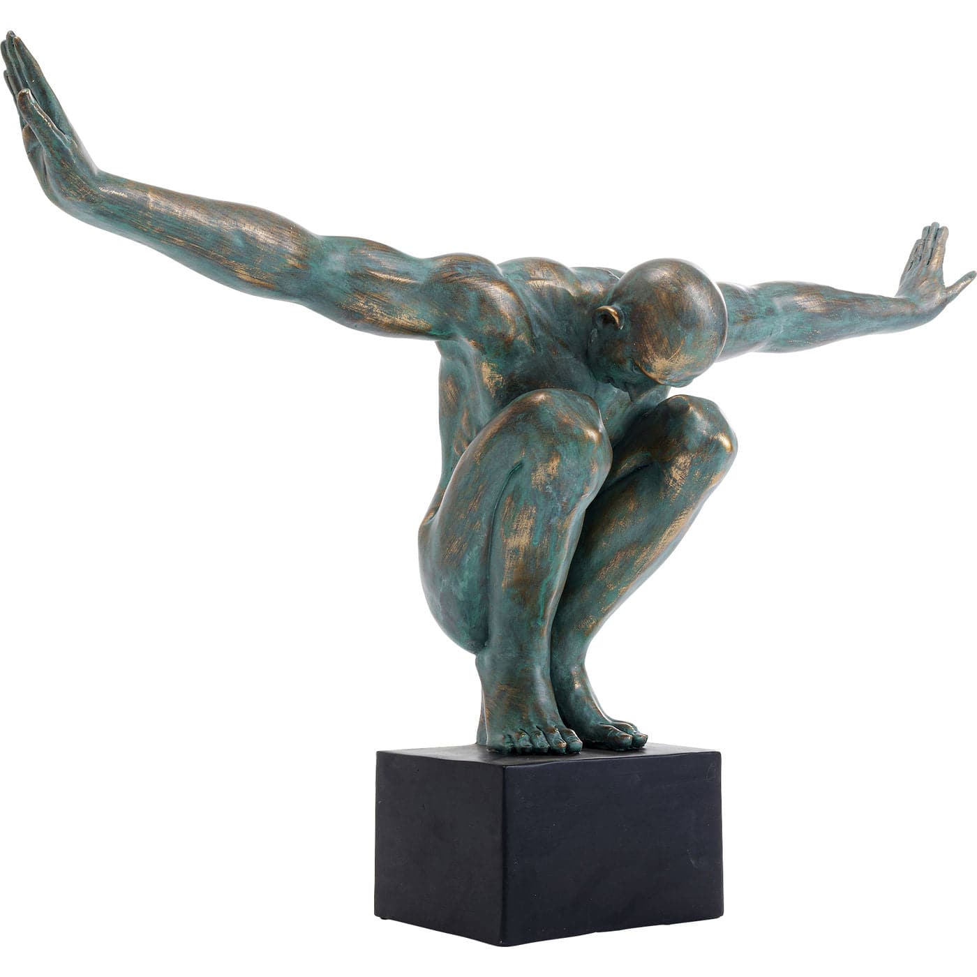 Deco Object Athlete XL Antique Green - JULIA VENCE STORE