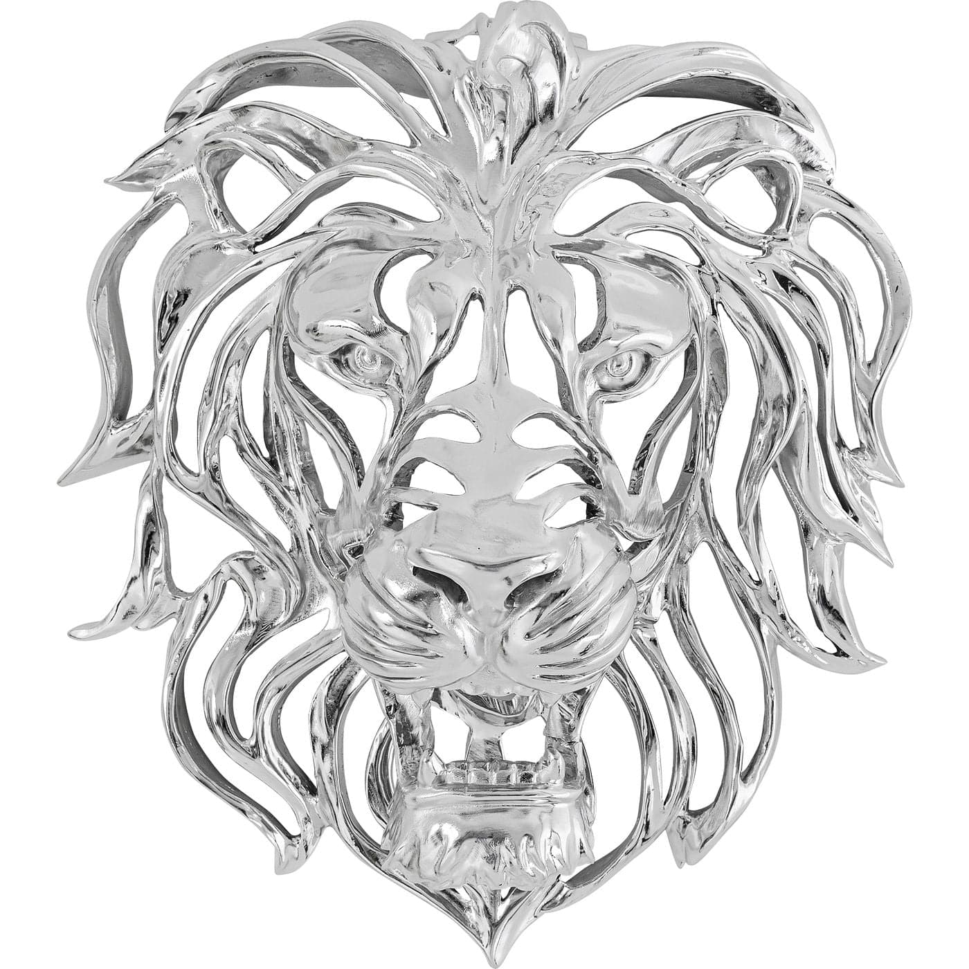 Wall Decoration Lion Silver - JULIA VENCE STORE