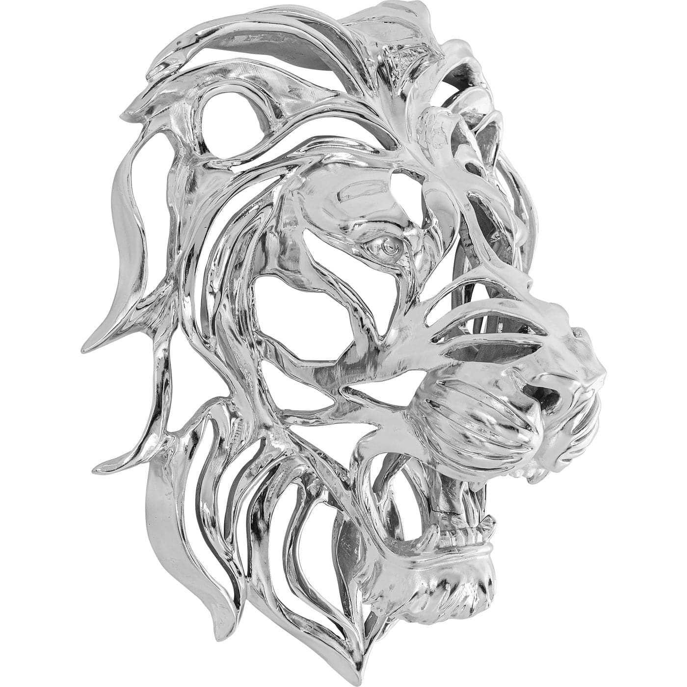 Wall Decoration Lion Silver - JULIA VENCE STORE