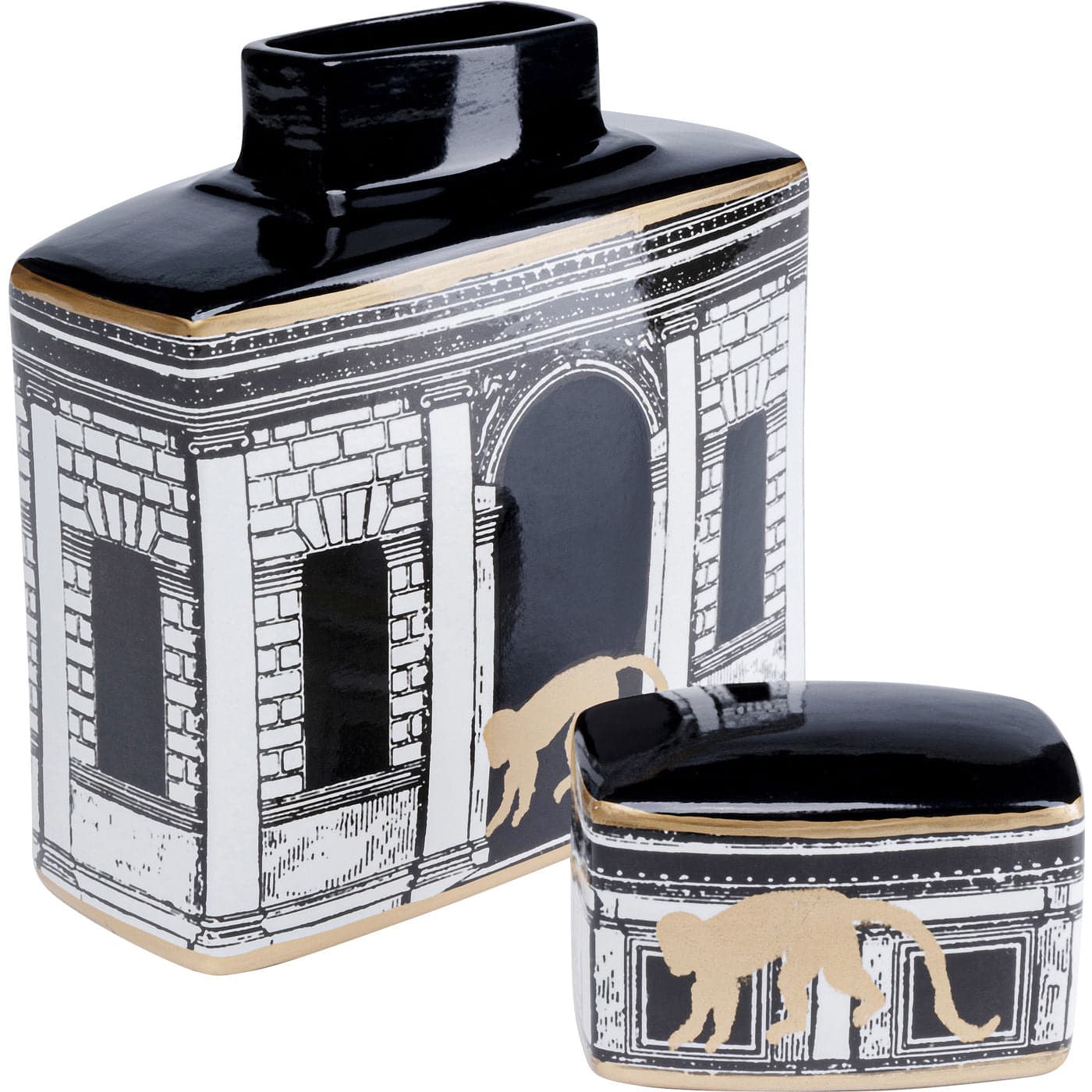 Deco Jar Temple 24cm - JULIA VENCE STORE