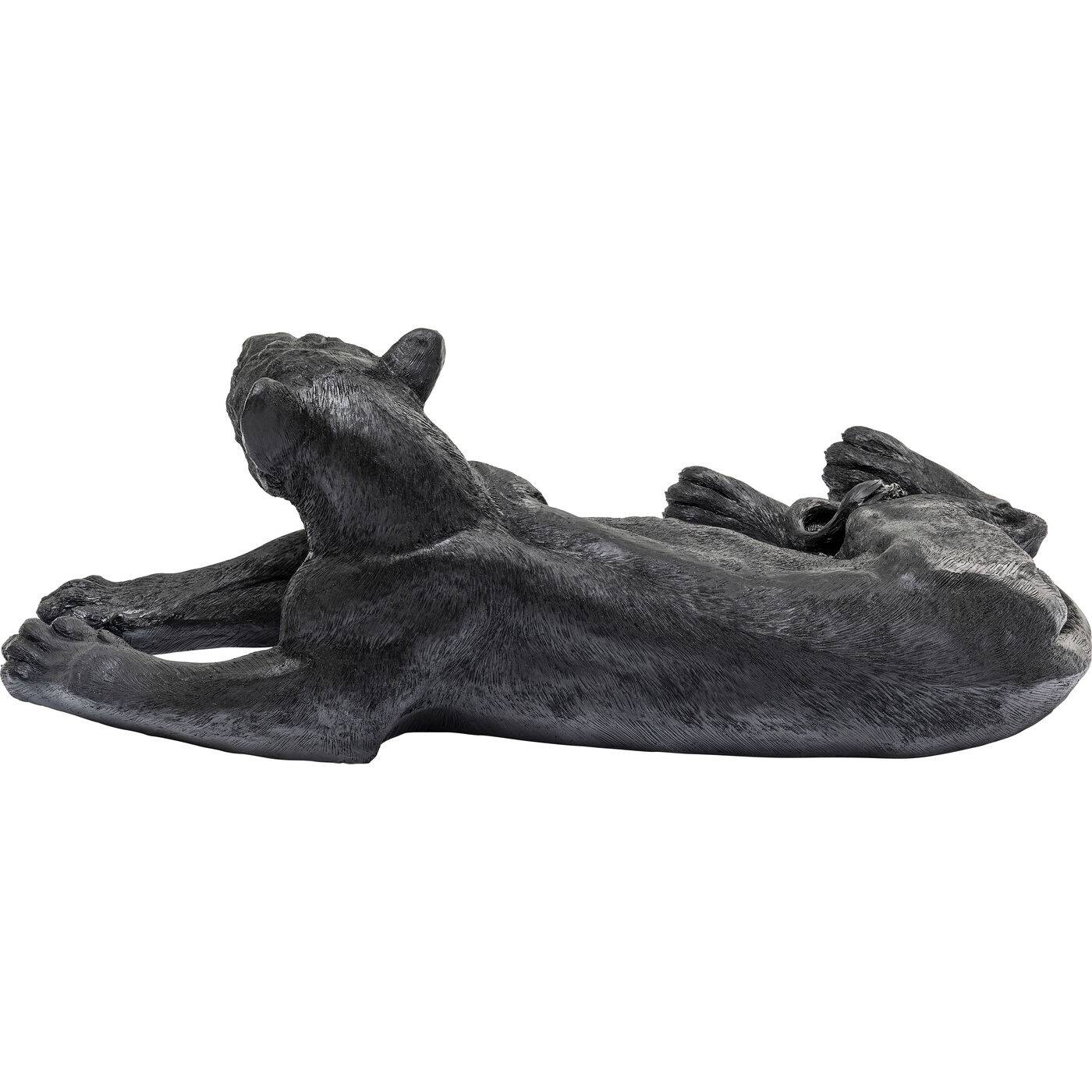 Deco Figurine Lion Black - JULIA VENCE STORE