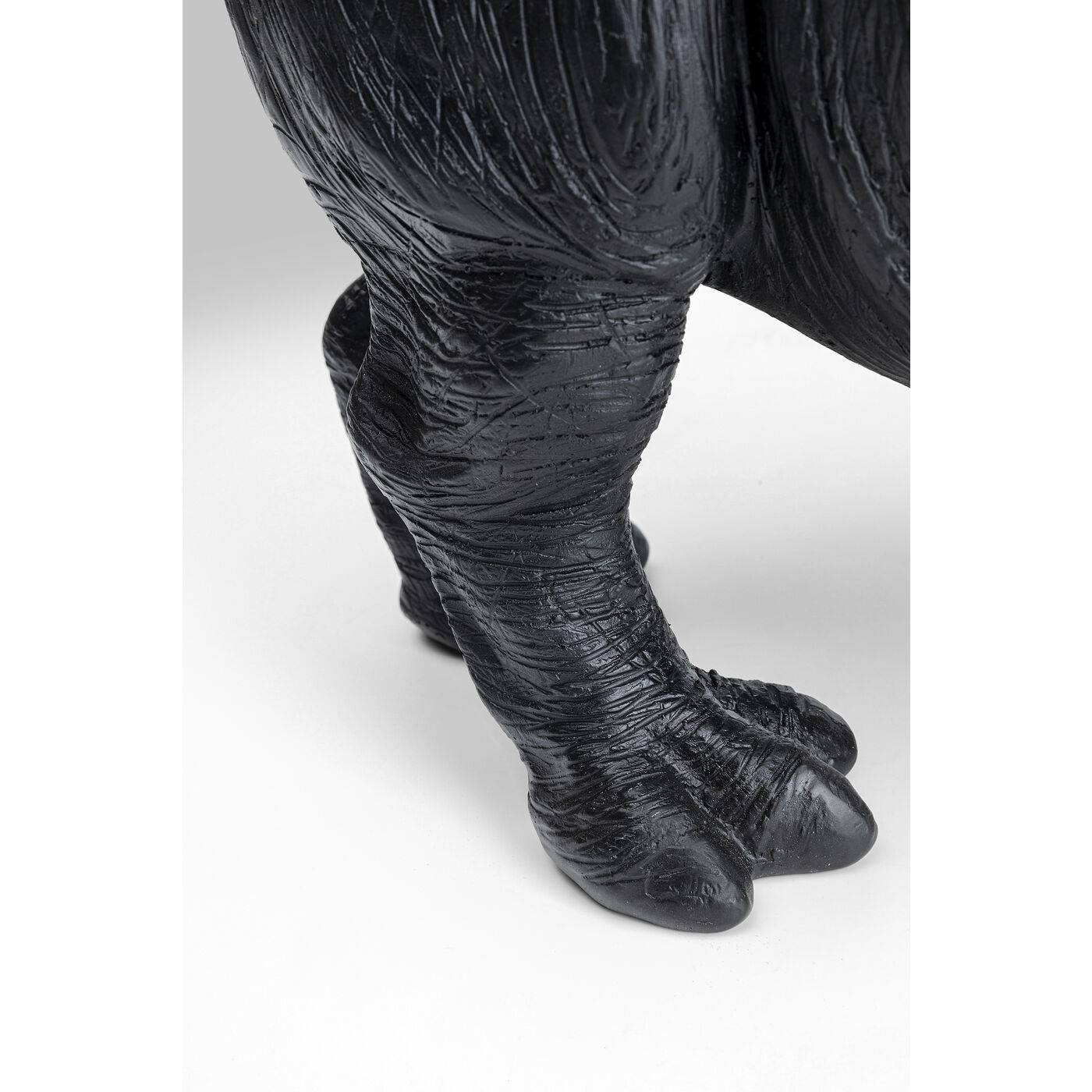 Deco Figurine Walking Rhino Black - JULIA VENCE STORE