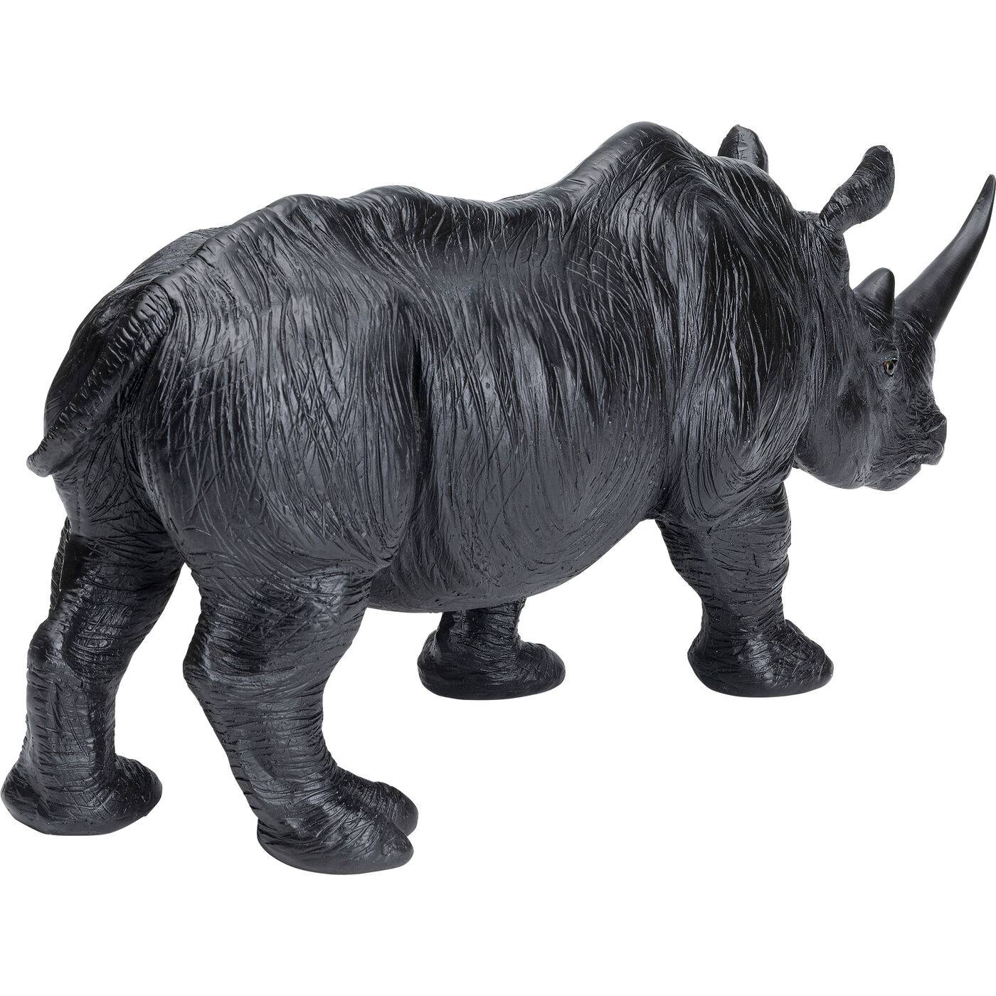 Deco Figurine Walking Rhino Black - JULIA VENCE STORE