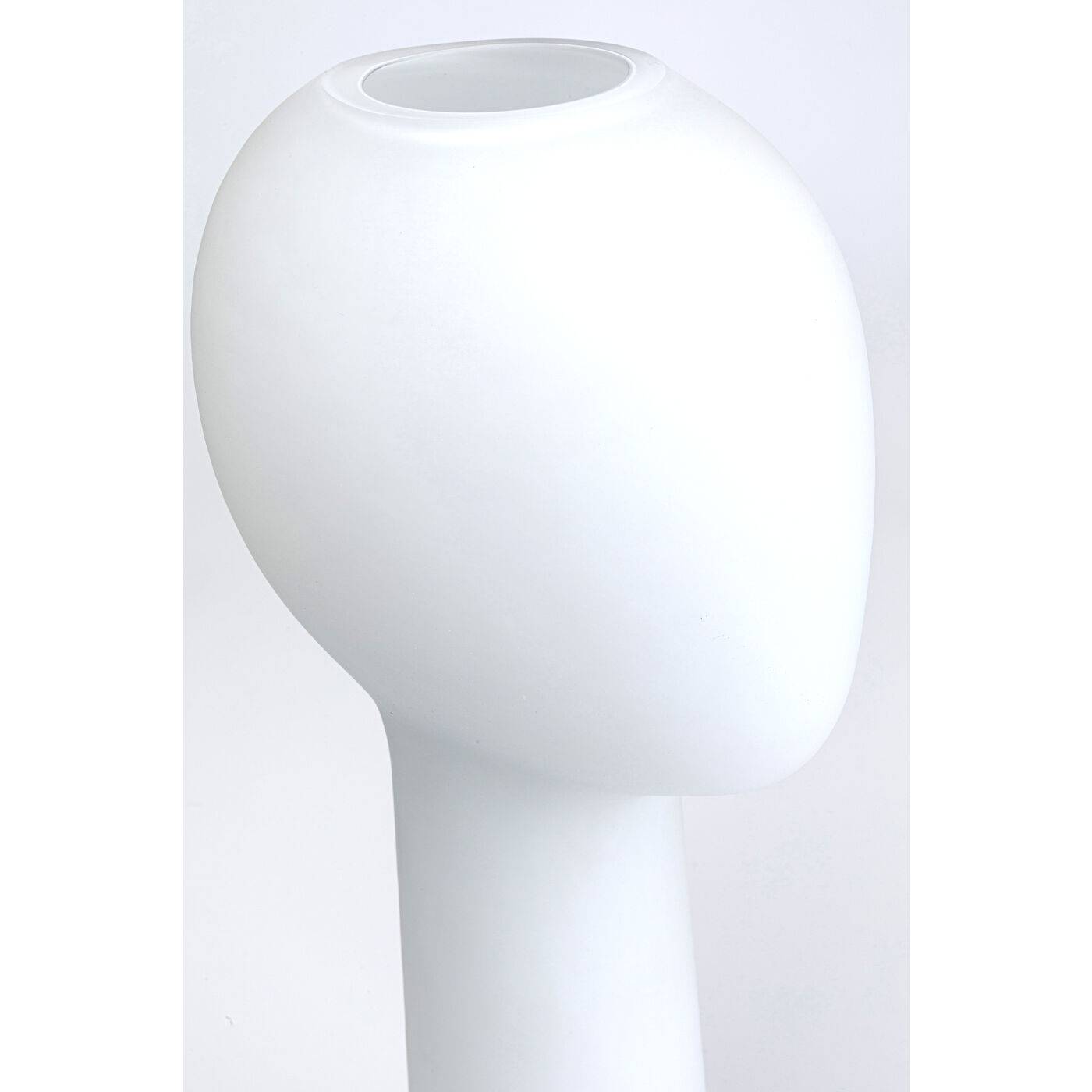 Modern White Glass Vase