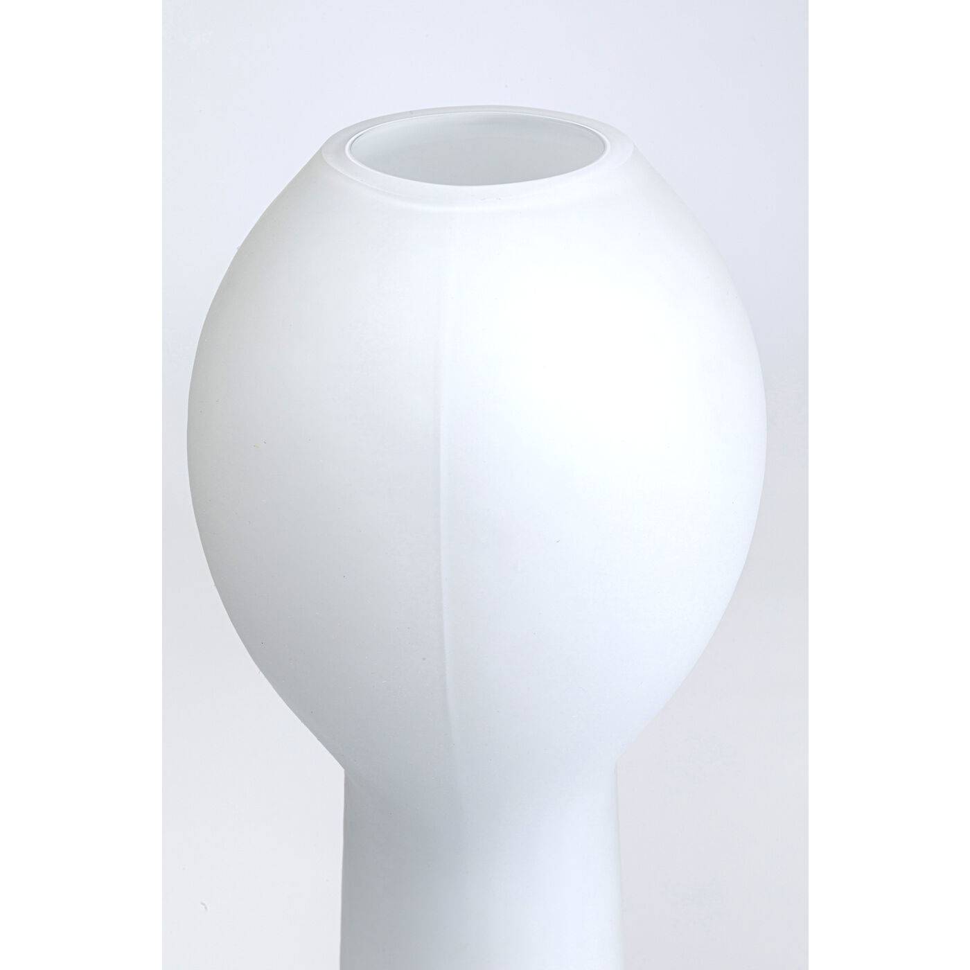 Modern White Glass Vase