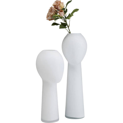 Minimalist White Vase