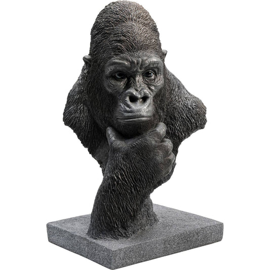 Deco Object Thinking Gorilla Head 49cm - JULIA VENCE STORE