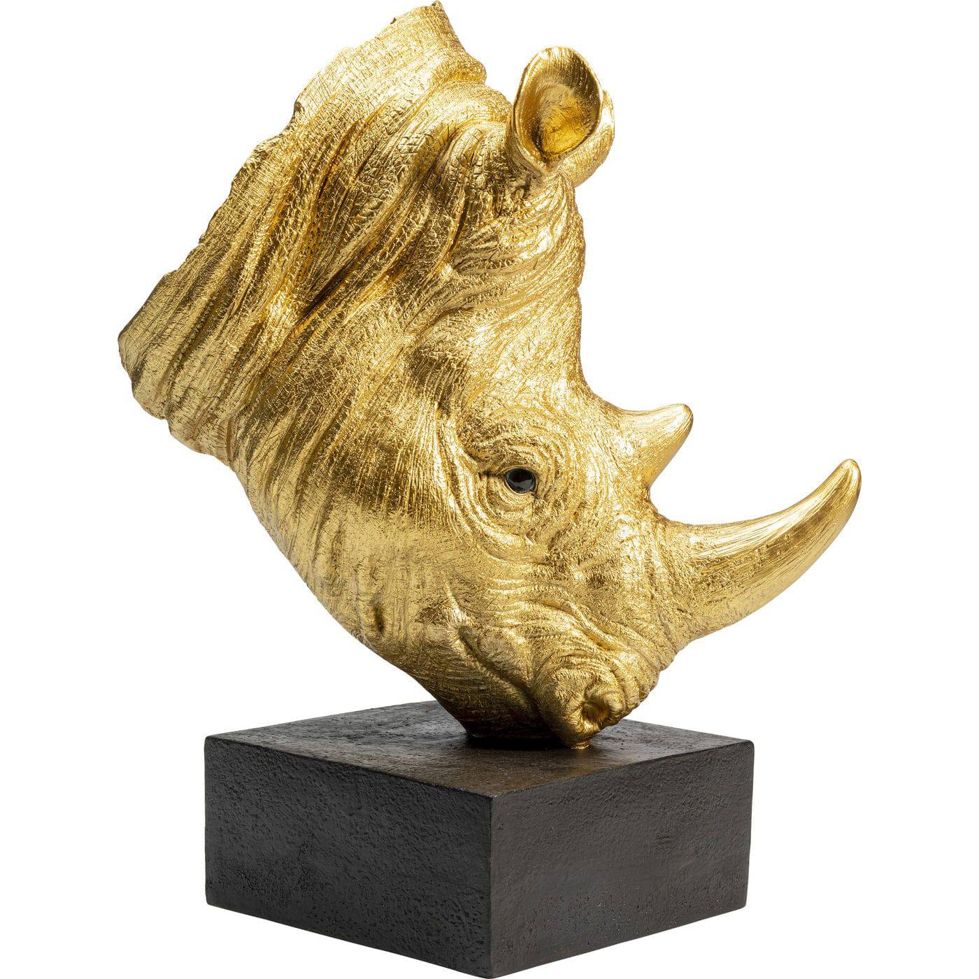 Deco Object Rhino Gold - JULIA VENCE STORE