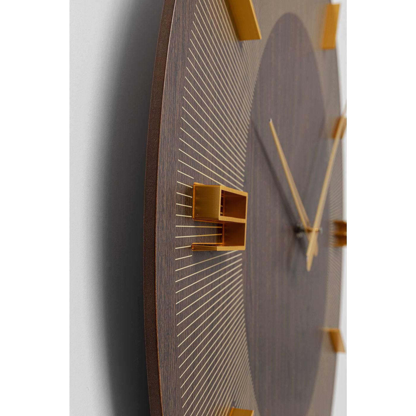 Wall Clock Levi Brown Ø60cm