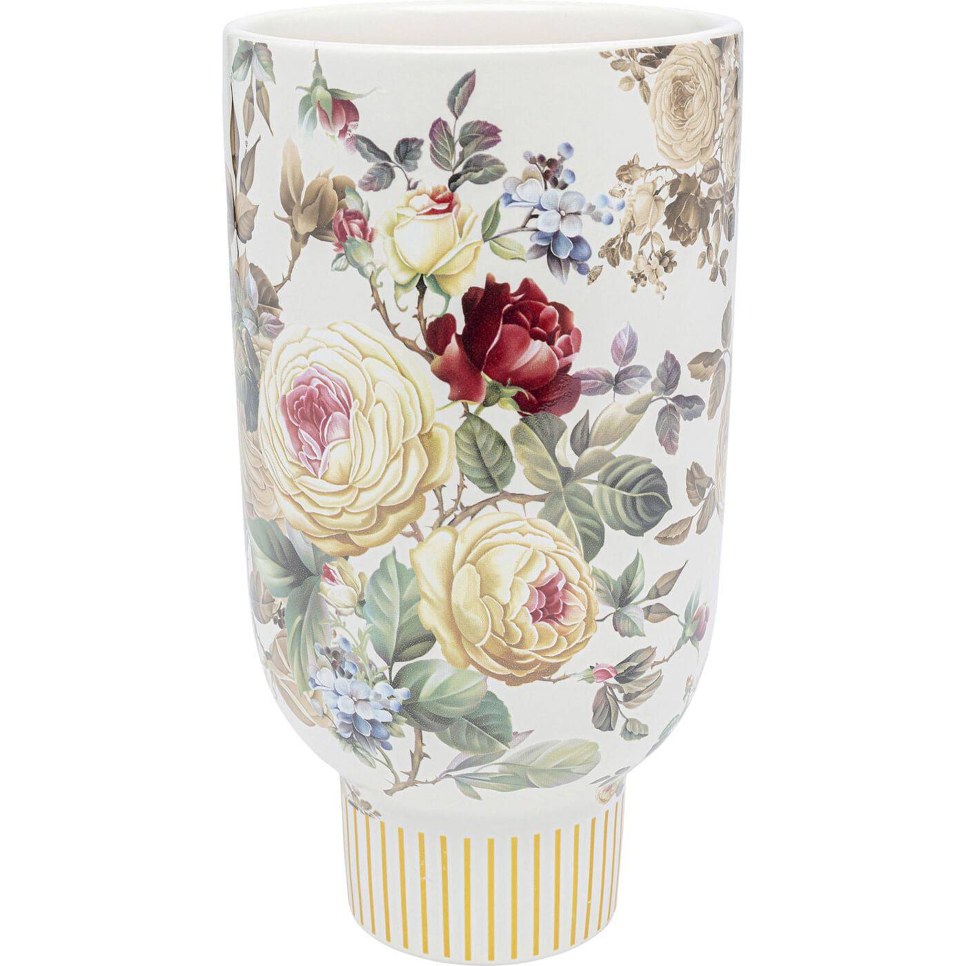 Deco Vase Blooming White 27cm - JULIA VENCE STORE