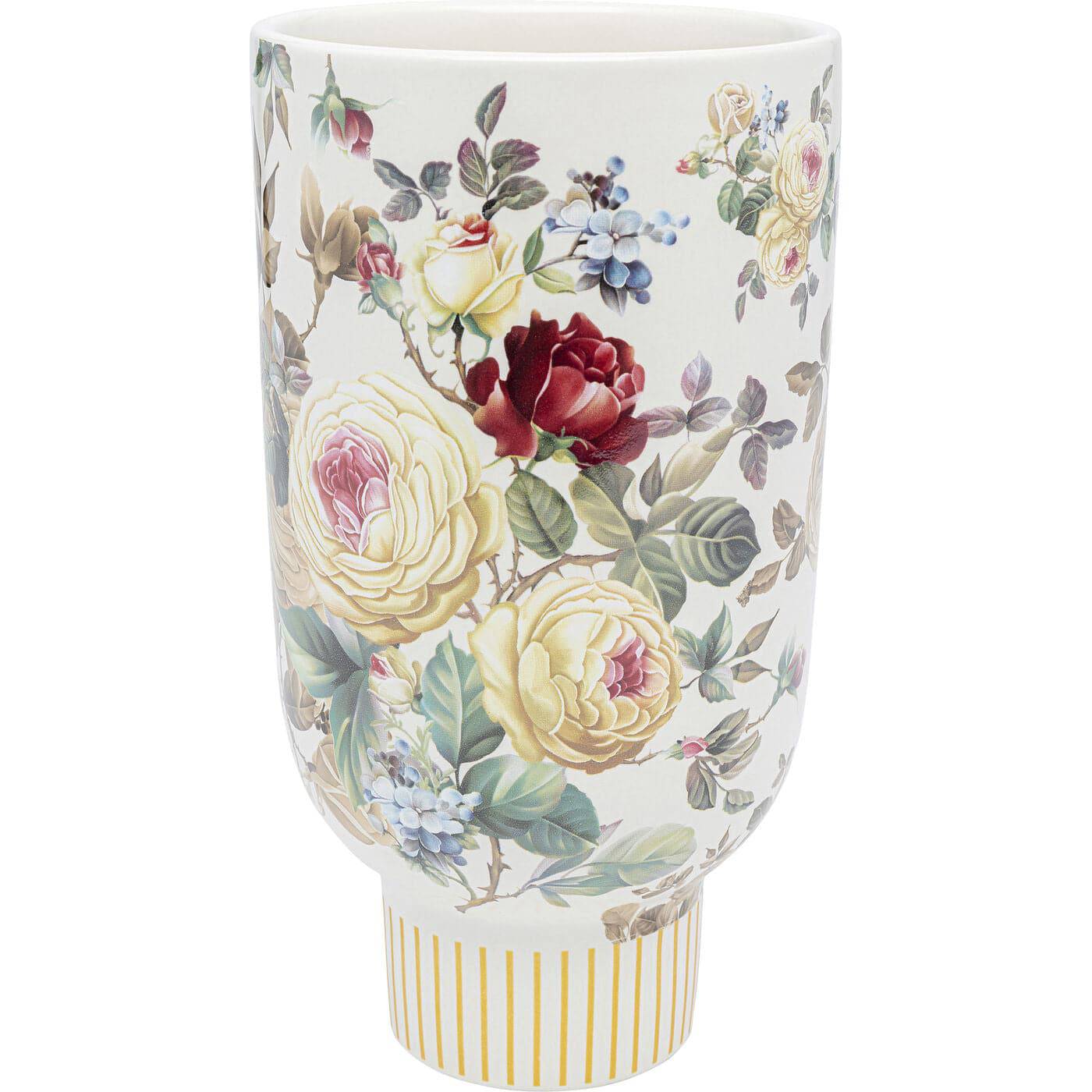 Deco Vase Blooming White 27cm - JULIA VENCE STORE