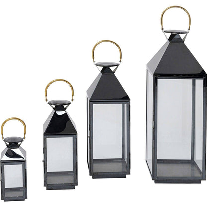 Handcrafted Black Lantern Set