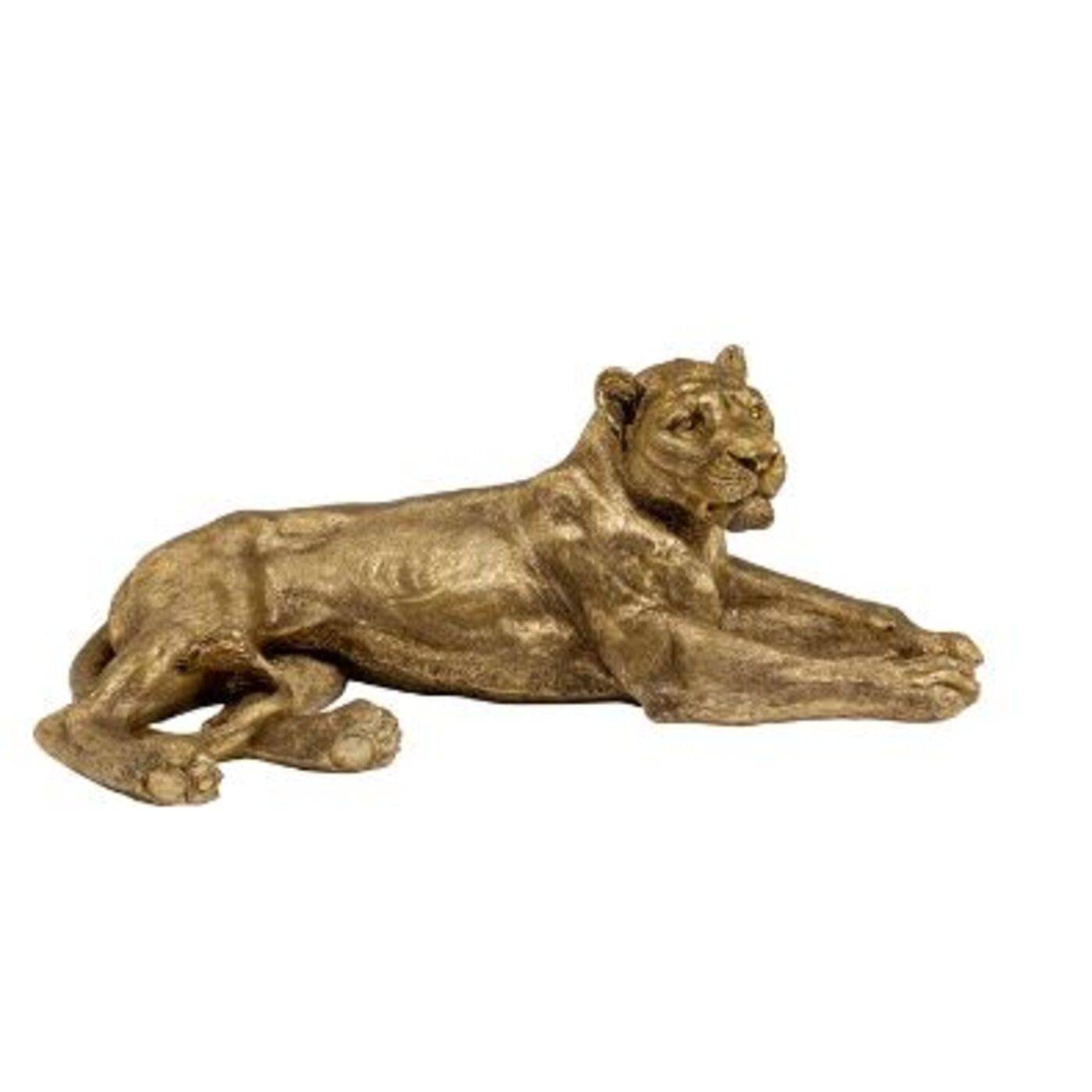 Deco Figurine Baby Lion Gold 81cm - JULIA VENCE STORE