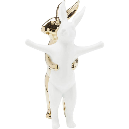 Deco Figurine Hugging Rabbits Medium - JULIA VENCE STORE