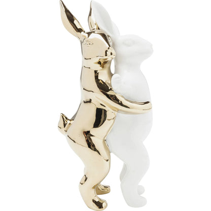 Deco Figurine Hugging Rabbits Medium - JULIA VENCE STORE