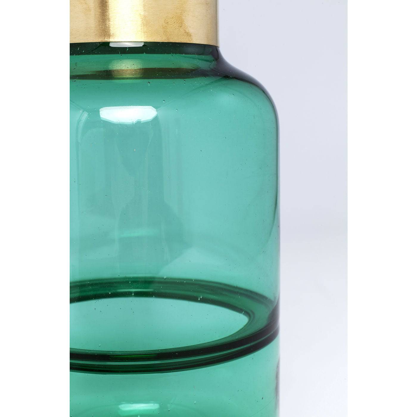 Emerald Green Glass Vase 