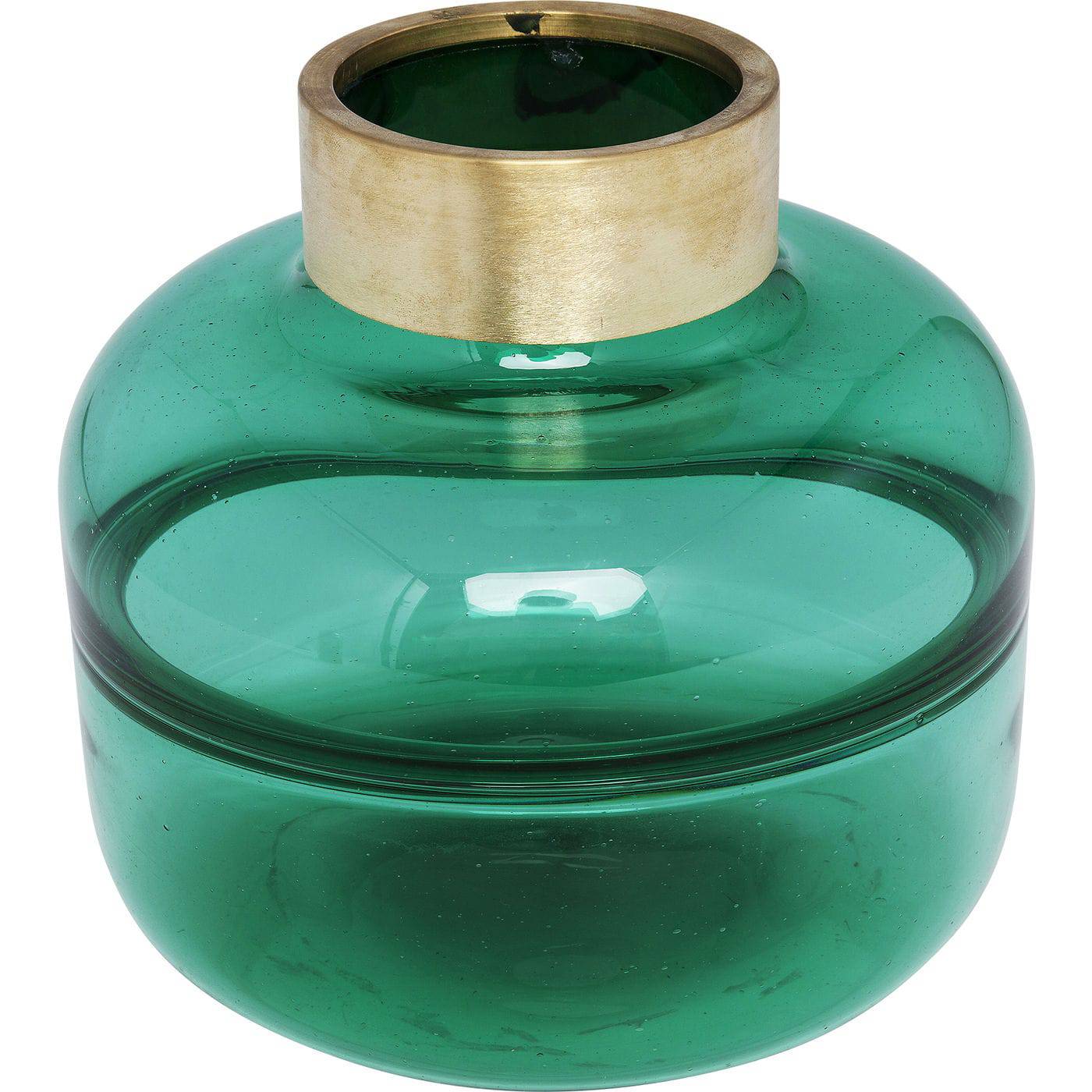 vase-positano-belly-green-21cm - JULIA VENCE STORE