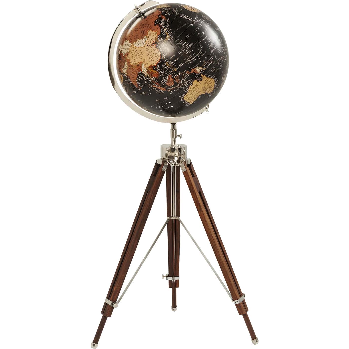 Deco Globe Earth Black - JULIA VENCE STORE