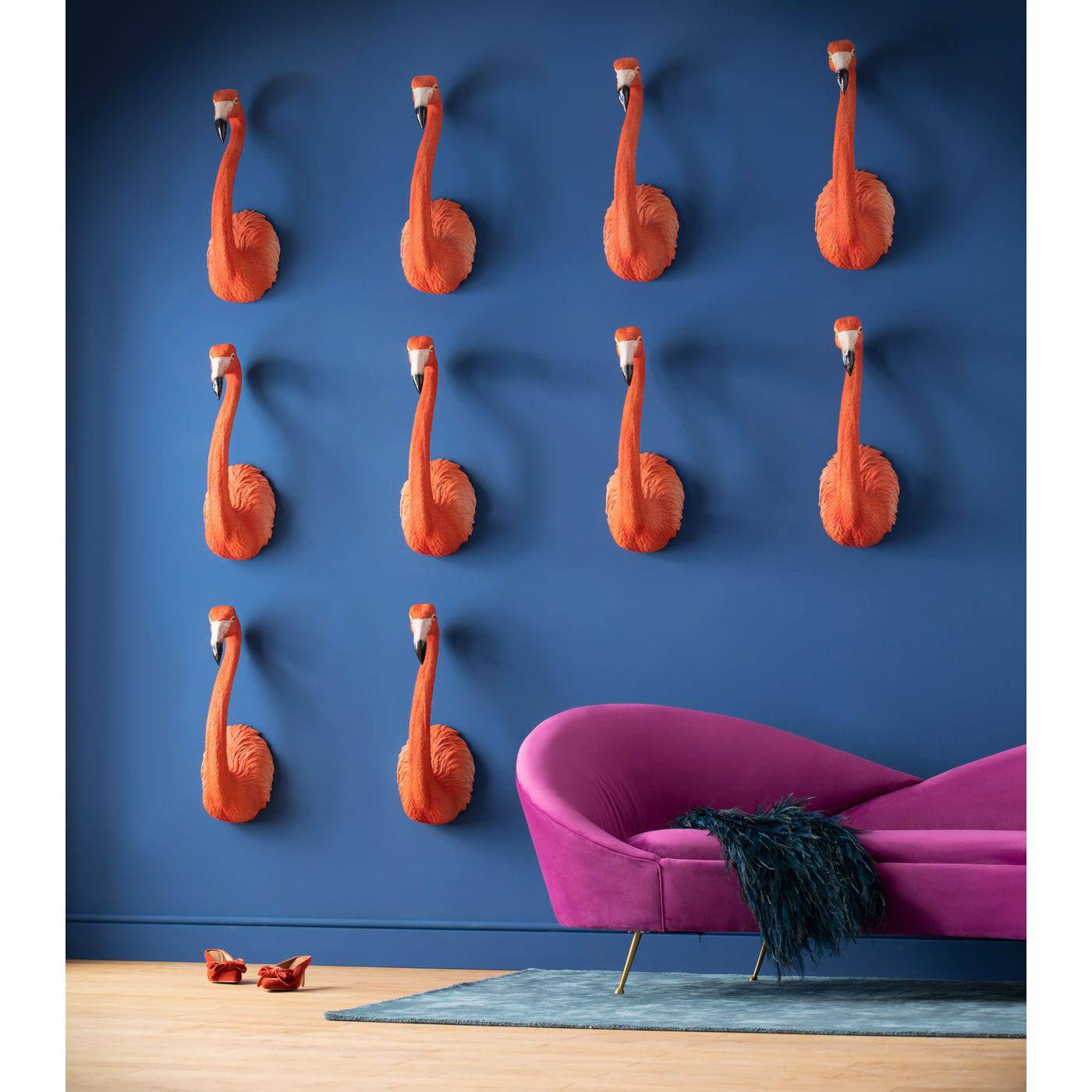 Wall Decoration Flamingo Road 72cm - JULIA VENCE STORE