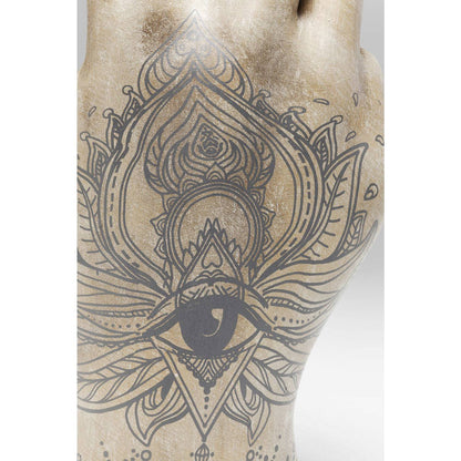 Handcrafted Eye Tattoo Figure