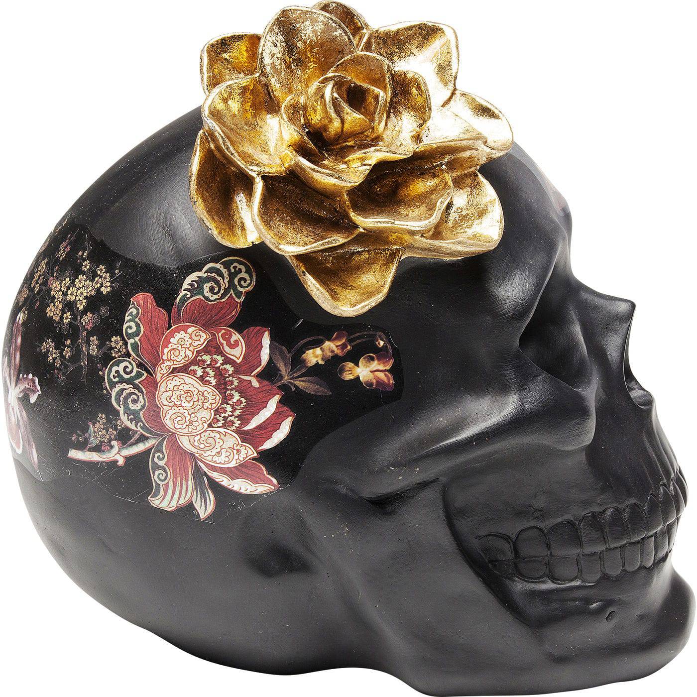 Flower Skull Decor