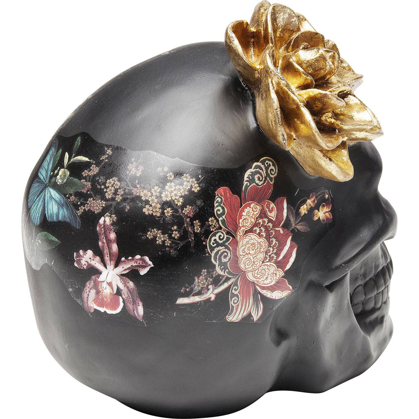 Flower Skull Decor