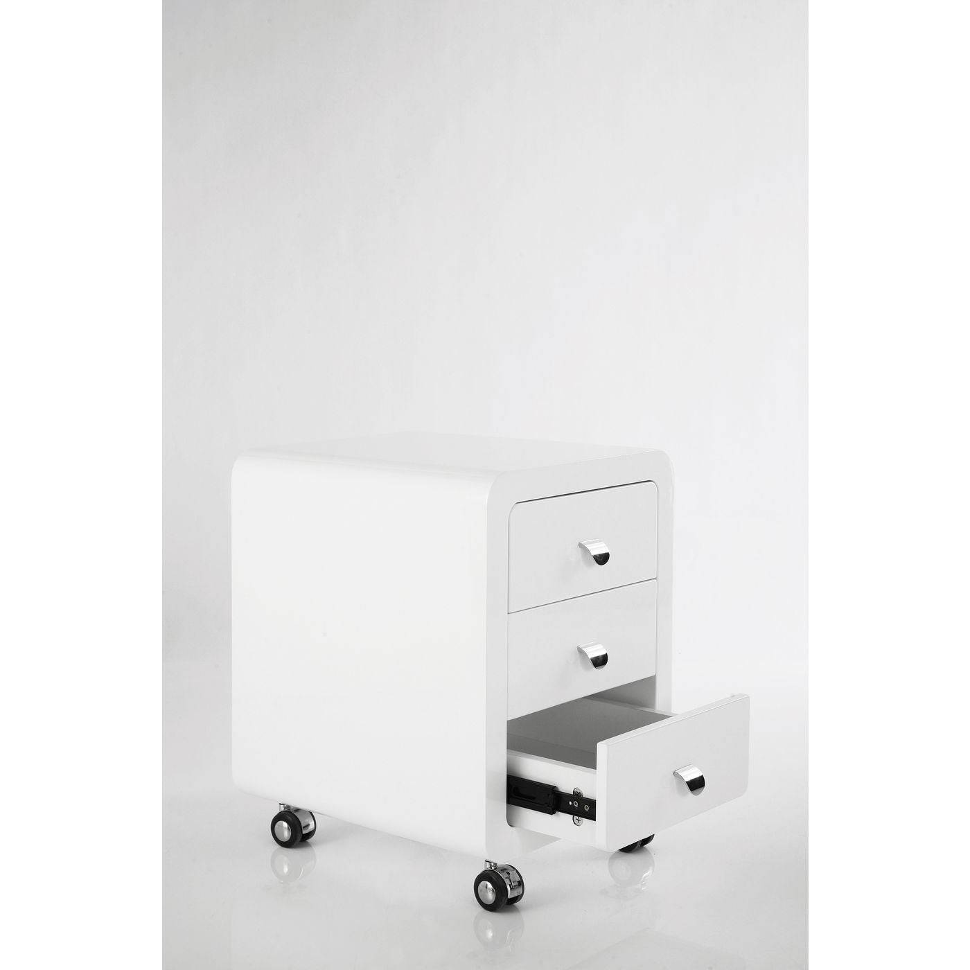 Container White Club 3 Drawers - JULIA VENCE STORE