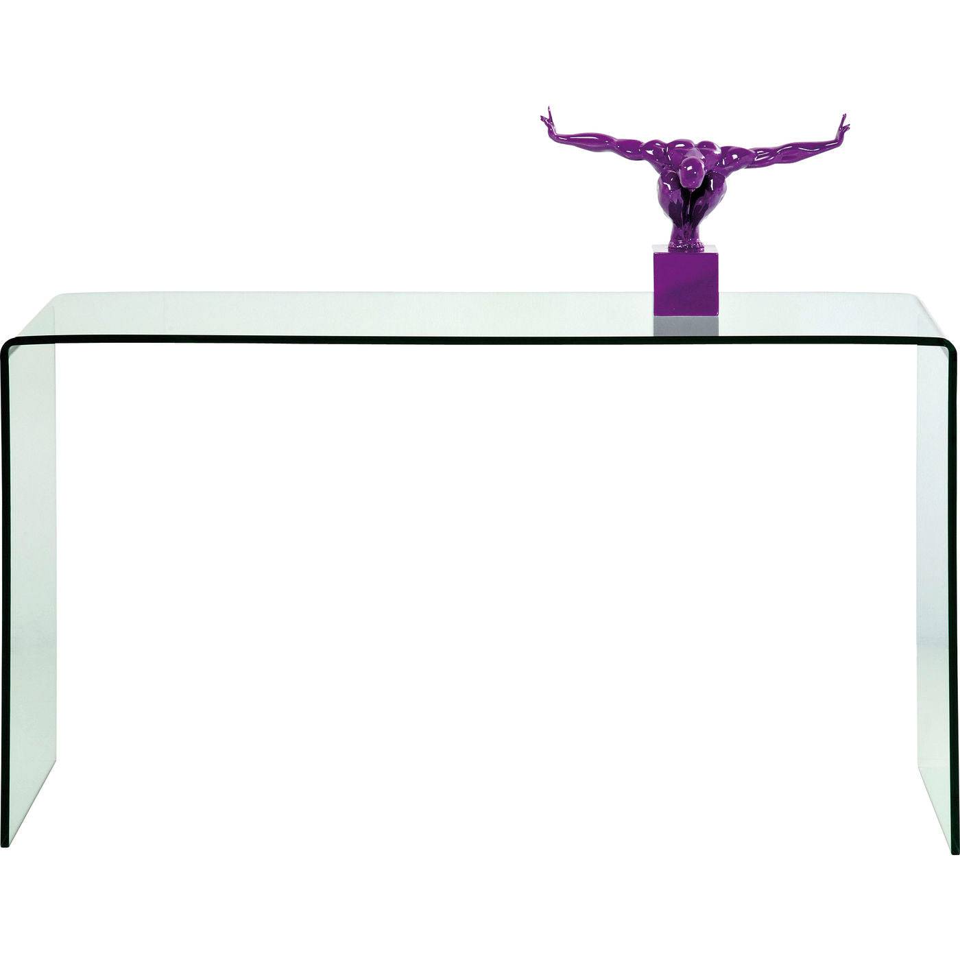 Clear Glass Console