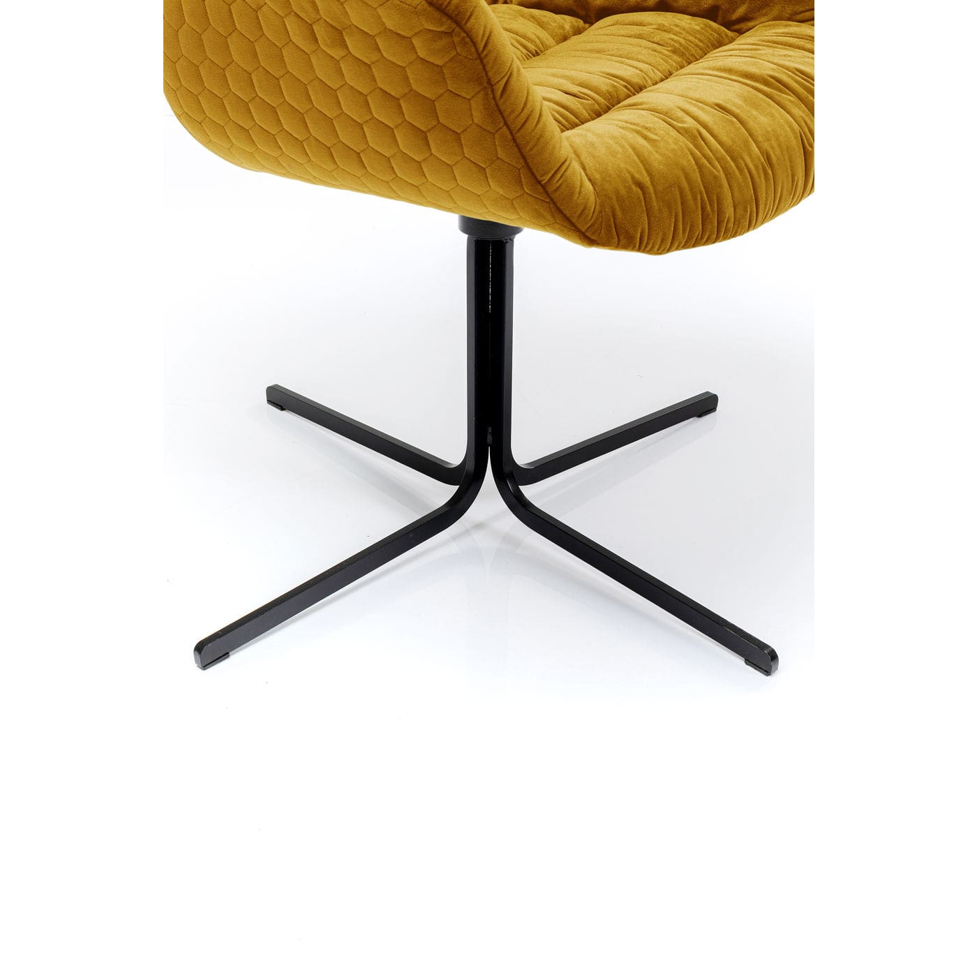 Swivel Armchair Colmar Yellow - JULIA VENCE STORE