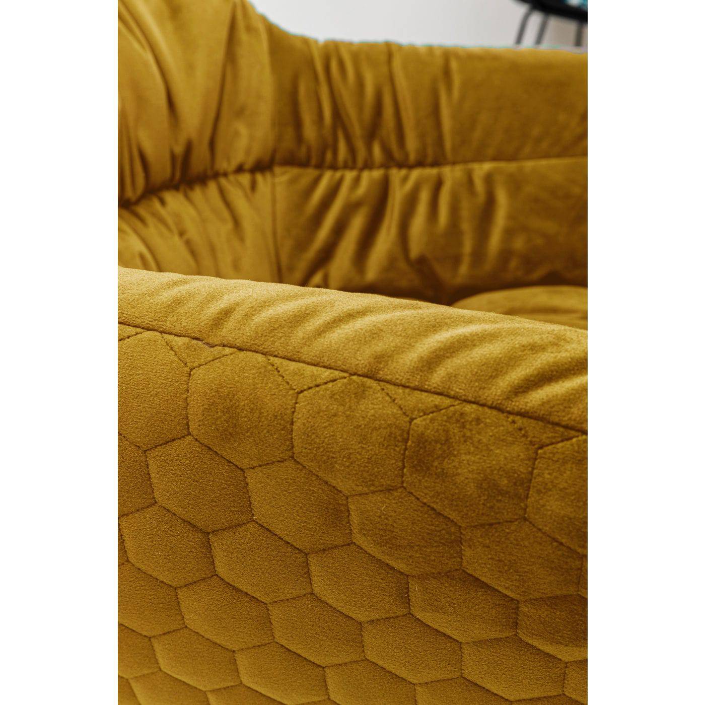 Swivel Armchair Colmar Yellow - JULIA VENCE STORE