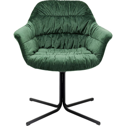 Swivel Armchair Colmar Green - JULIA VENCE STORE