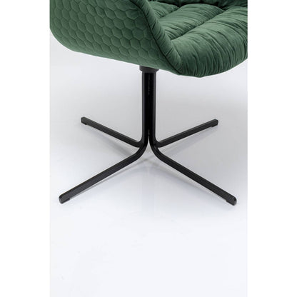 Swivel Armchair Colmar Green - JULIA VENCE STORE