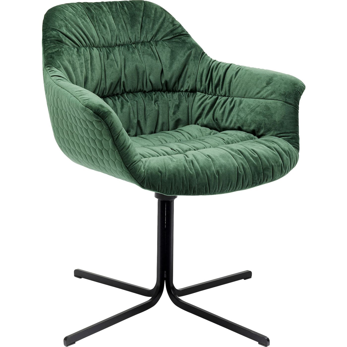 Swivel Armchair Colmar Green - JULIA VENCE STORE