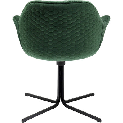 Swivel Armchair Colmar Green - JULIA VENCE STORE