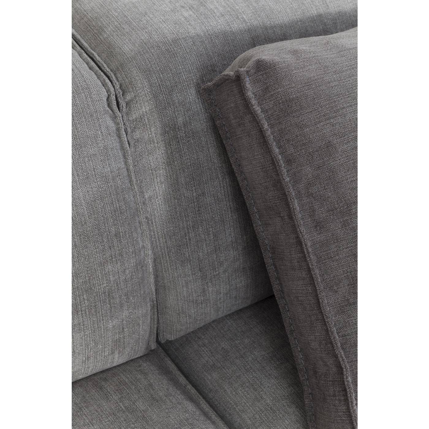 Corner Sofa Infinity Ottomane Grey Left - JULIA VENCE STORE