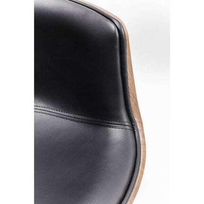 Swivel Armchair Club Walnut - JULIA VENCE STORE