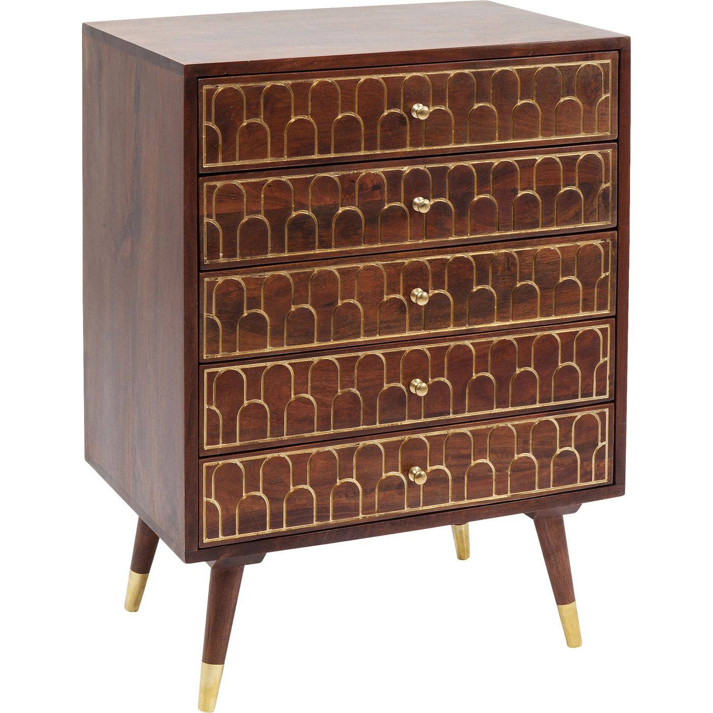 Dresser Muskat 5 Drawers - JULIA VENCE STORE