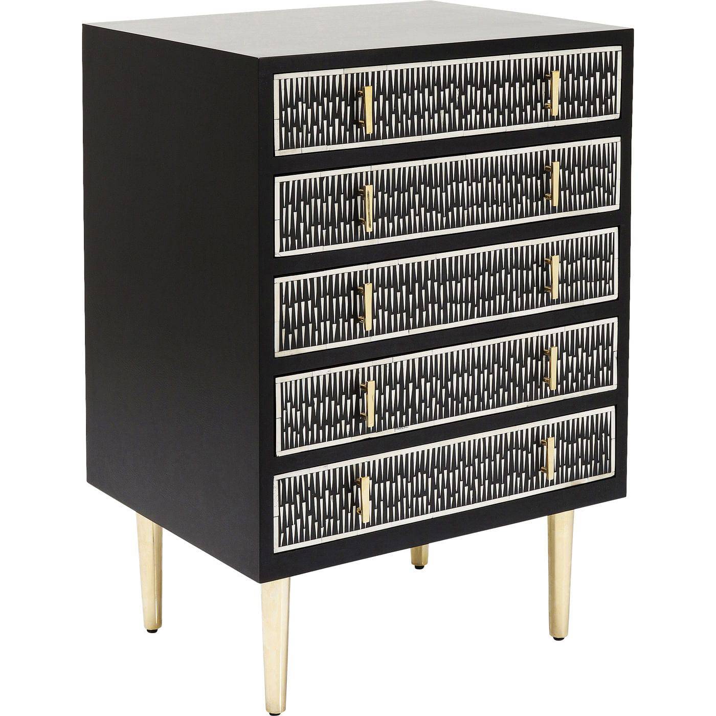 Gold Accents Dresser