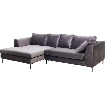 Velvet Corner Sofa