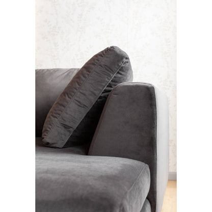 Velvet Corner Sofa